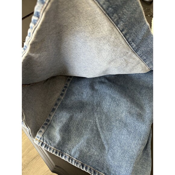 Asos Denim Wrap Skirt Women Blue Jean Size 4 - Picture 5 of 9